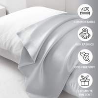 Ensemble de taies d'oreiller en soie de mûrier pure à 100 % 19 mm/22 mm - Décoration de luxe personnalisée pour la maison et l'hôtel