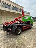 Camion à ordures à chargement latéral JAC 3,5 tonnes, électrique, transmission manuelle 4x2, norme d'émission Euro 6