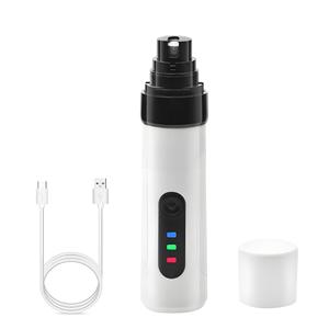 Pulidor de Uñas de Lujo para Mascotas, Venta al por Mayor Personalizada, Seguro, Portátil, Material ABS, Fuente de Alimentación por Carga, Bajo Ruido para Perros y Gatos - Product Image 1