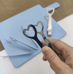 DFT06-6 Accessoires de cuisine, Cadeaux promotionnels personnalisés, Gadgets pour boissons froides, Pinces à glace et à sucre en acier inoxydable - Product Image 2