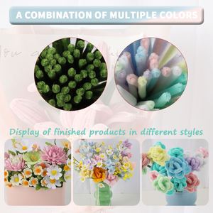 Set de Limpiapipas de Chenilla de 140 Hilos en 8 Colores, para Manualidades, Ramos Modernos, Regalo para el Día de la Madre, Novedad 2026, Gran Venta - Product Image 5