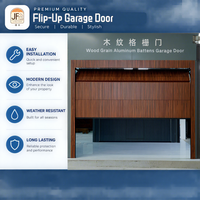 Portes de garage automatiques avec miroir en verre et grille en acier inoxydable, aluminium moderne personnalisé