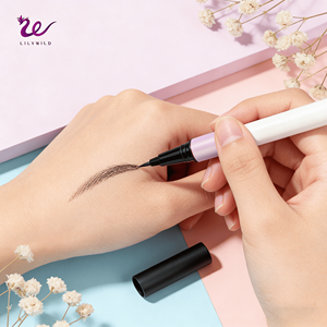 Crayon à sourcils ultra-fin professionnel pour débutants, végétalien, longue tenue, à base d'eau, effet 3D naturel, pointe nano, pour un maquillage des sourcils parfait. - Product Image 1