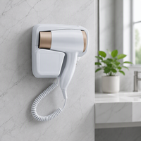 Sèche-cheveux d'hôtel de vente chaude avec prise de support de sèche-linge et protection directe contre la surchauffe d'usine Usb