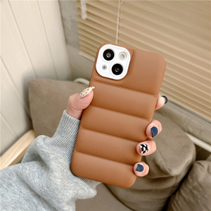 เคสโทรศัพท์ TPU แบบแจ็กเก็ตขนเป็ดคุณภาพสูงสำหรับ <span class=keywords><strong>iPhone</strong></span> 17 <span class=keywords><strong>Air</strong></span> 16 16E 15 <span class=keywords><strong>PRO</strong></span> <span class=keywords><strong>MAX</strong></span> 14 13 <span class=keywords><strong>12</strong></span> 11 MINI ฝาหลัง - Product Image 6
