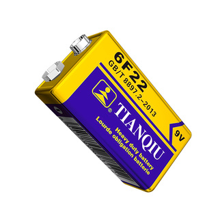 9 в карбоновая батарея 1604 г многослойная 9 в девять вольт квадратная батарея <span class=keywords><strong>6f22</strong></span> 9 В батарея <span class=keywords><strong>6f22</strong></span> углеродная Защита окружающей среды - Product Image 2