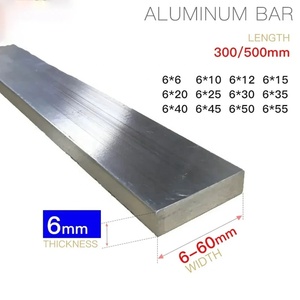 Cổ phiếu nhà máy tinh khiết nhôm thanh cái thanh phẳng 6*6 6*10 6*12 6*15 6*20 6*25 6*30mm để bán cho hàn và cắt - Product Image 1