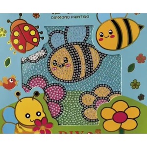 Kit de peinture diamantée en gros, motif vache entièrement ornée de diamants, dessous de verre pour la décoration intérieure DIY - Product Image 3