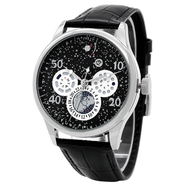 Fashion Custom Own Brand Wrist Watch Made Luminous Earth Dial Quartz Watches