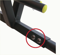 Máquina de Ejercicios para Estirar la Espalda, Equipo de Gimnasio Profesional, Mini Mesa de Inversión para Ejercicios Musculares de Espalda