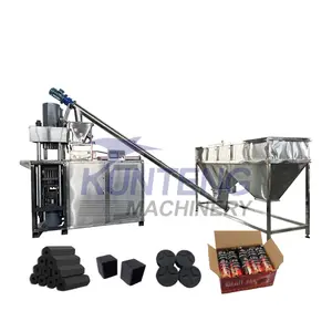 Large compressed coal industry machines sawdust charcoal briquette machine and equipment for production of shisha briquettes