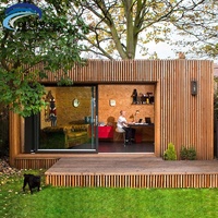 Smarters — petite maison en bambou, cadre en acier léger, bon marché, pour bricolage, studio de jardin, bricolage, kit mobile