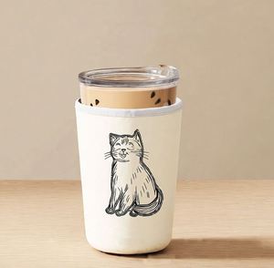 Customized Neoprene Can <b>Cooler</b> Milktea Cup <b>Cooler</b> for Keep Cold on Refreshment - Product Image 3