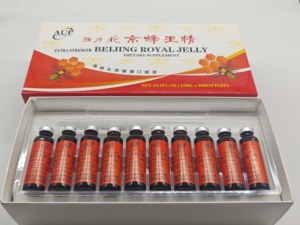 Compléments alimentaires de qualité alimentaire ANYUAN, 100% naturels, <span class=keywords><strong>gelée</strong></span> <span class=keywords><strong>royale</strong></span> fraîche et <span class=keywords><strong>ginseng</strong></span>, emballage en bouteille, 10*10ml/boîte - Product Image 3