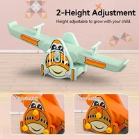Balançoire girafe en HDPE sûre et non toxique, jouet d'équilibre commercial pour enfants, pour l'extérieur et l'intérieur, pour garderies et maternelles