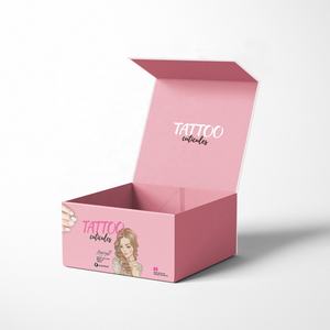 Güzellik kontakt <span class=keywords><strong>Lens</strong></span> kılıf su geçirmez High-End sünger astar ile özelleştirilmiş boyut ve tasarım kabartma pembe sert karton kutu - Product Image 3