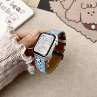 Bracelet de montre de remplacement en nylon tendance avec boucle argentée décontractée pour hommes et femmes