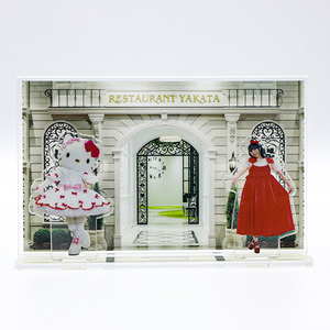 ผลิตสแตนดี้อะคริลิคแบบถอดประกอบได้ (KD Packing) ลายการ์ตูนอนิเมะแมวน่ารักสำหรับแฟนๆ ตามสั่ง - Product Image 2