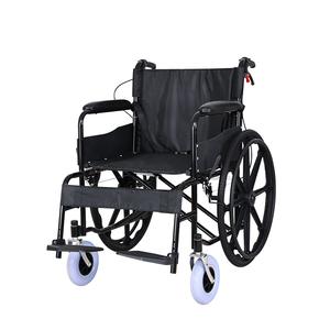 Silla de Ruedas Manual Popular de Acero al Carbono Reforzado para Adultos Mayores, Capacidad de 90 kg, Ancho de Asiento de 55 cm, Ruedas de 8 Pulgadas - Product Image 2