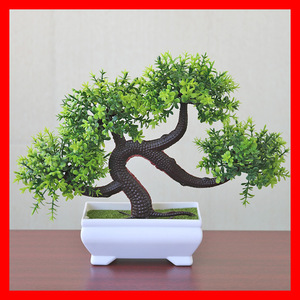 Bonsaï artificiel en plastique, <span class=keywords><strong>petit</strong></span> arbre en pot, ornements pour la décoration de la maison, décoration de jardin d'hôtel - Product Image 3