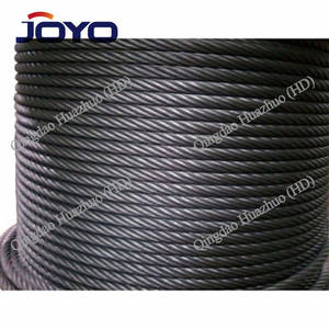 Linea zincata 6x19 + FC contattata corda per ascensore in acciaio Sandline. - Product Image 2