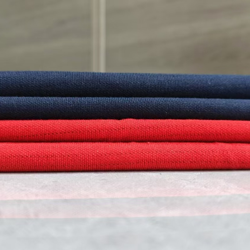 Industrial Knitted Anti-static Fabric for Petrochemical Refinery Safety Coverall Sinopec Blue Industrial Safety Gear