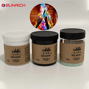 Mystical Fire 250g Boîtes en plastique Magical Fire Colorant Packets Wood Burning Color Fire Flame Color Change Powder for Campfire - Product Image 2