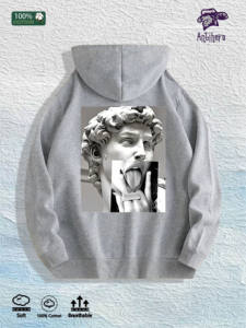 هودي بتصميم فني لشخصية أنتي هيرو، 100% قطن، مستودع أمريكي، 7 ألوان - Product Image 2
