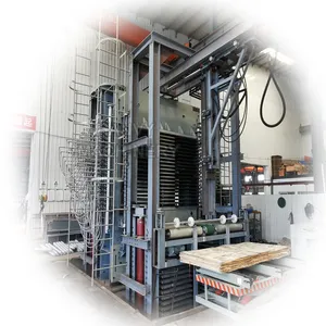Hanvy Sperrholz maschinen 40 Schichten 600T 4 '* 8' Automatische Heiß presse für Sperrholz mit CE