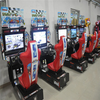 Toda — Machine de jeux de course de voiture d'arcade, fonctionne à pièces