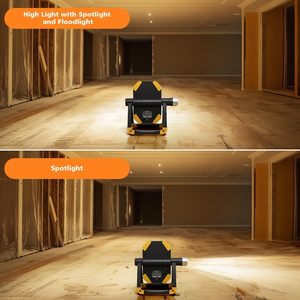 Lampe <span class=keywords><strong>de</strong></span> travail LED rechargeable, magnétique, 5 modes, rotative à 360° et pliable, étanche pour garage, chantier, camping, réparation automobile - Product Image 6