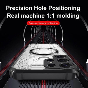 Funda Magnética CHAOYIDIAN para Samsung Galaxy S25 Edge S24 S23 Ultra Plus <span class=keywords><strong>S22</strong></span> S21 S20 FE, Carcasa Rígida Antigolpes de PC+TPU - Product Image 6