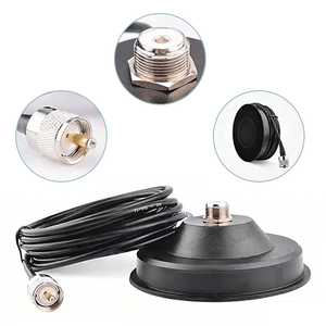 Base magnétique de 150 mm pour antenne mobile avec connecteur M8 - Support magnétique pour antenne de communication pour voiture - Product Image 2