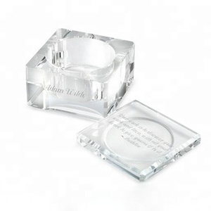 Bella scatola di gingillo gioiello di cristallo a forma di cuore per <span class=keywords><strong>bomboniere</strong></span> di nozze - Product Image 5