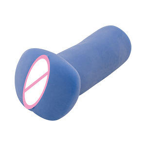 Мужской синий мастурбатор-трубка, карманная вагина, настенное крепление, плотная мастурбационная чашка - Product Image 1