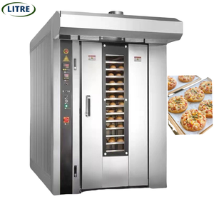 <span class=keywords><strong>Horno</strong></span> comercial de 32 bandejas para panaderías, cafeterías, pizzerías, calor giratorio de 360 °, horneado multiusos, su mejor novedad para harina, huevo, agua - Product Image 5