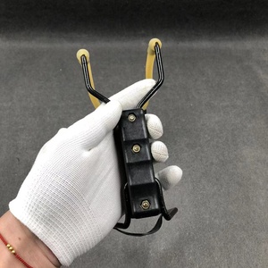 Slingshot de chasse puissant de haute qualité pour l'extérieur, avec support de poignet en métal et bande élastique de tir - Product Image 3