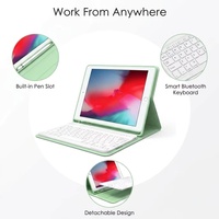 Clavier sans fil BT en silicone souple PU à livraison rapide, étui pour tablette Lenovo Tab M8 avec support pour stylet