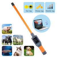 Lecteur RFID portable 134,2 kHz pour animaux, compatible Android 13, avec fonction de développement, pour micro-puces et balises RFID, idéal pour l'élevage