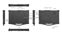 Portátil Robusto de 15.6 Pulgadas con Intel I7-1255U, Windows 11, 32+256G/512G/1TB, Puerto RJ45 DB9, Precio de Fábrica