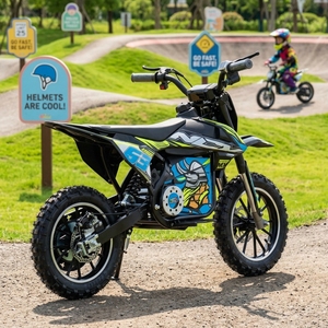 Motocicleta Eléctrica para Niños, Batería de 36V, Motor de 500W/800W, Motocicleta Todoterreno - Product Image 3