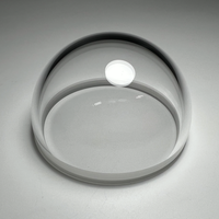 Nouveau dôme en verre optique transparent N-BK7 en quartz pour caméra sous-marine, photographie sous-marine, objectif de dôme en verre