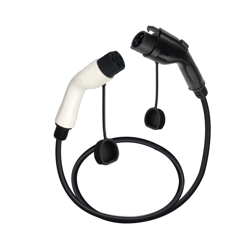 Зарядное устройство для электромобилей однофазное 16A 32A, тип 2 на тип 1, режим 3