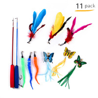 Juego de Juguetes para Gatos, Peluches Realistas de Dibujos Animados, Kit Combinado Interactivo Surtido para Entretenimiento Felino, Artículos para Mascotas