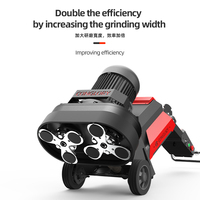Prix d'usine 3P 220V 380v 5.5kw 7.5Hp 580mm 20 pouces 2 têtes Meuleuse à béton pour le polissage des sols