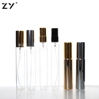 Bouteille de décantation de parfum ronde portable de 10ml avec pompe de qualité Emballage de bonne qualité pour parfums de 5ml à 100ml