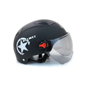 Casque de moto visage ouvert pour hommes et femmes, visière solaire, rabattable, scooter de course, moto, original, DEFE - Product Image 2