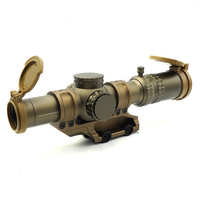 Lunette de visée LPVO 1-8X24mm FFP Premier plan focal avec LEP 1.93 pouces Anneau de montage de lunette de visée de 34 mm Réglage de la luminosité sur 10 niveaux