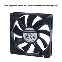 Kit de ventilateurs de refroidissement 24V DC pour imprimante 3D Anycubic Kobra S1 Combo Series - Ventilateurs de remplacement pour carte mère, extrudeuse et filtration d'air