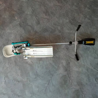 Vente chaude Petite transplanteuse à riz électrique Machines à transplanter le riz à manivelle